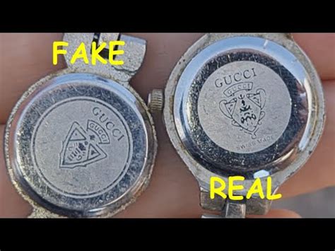 fake vs real gucci digital watch|how to spot a gucci watch.